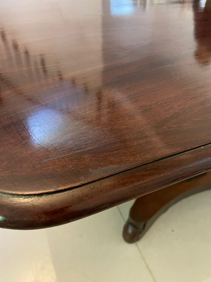 Outstanding Quality Antique William IV 16 Seater Mahogany Three Pedestal Dining Table